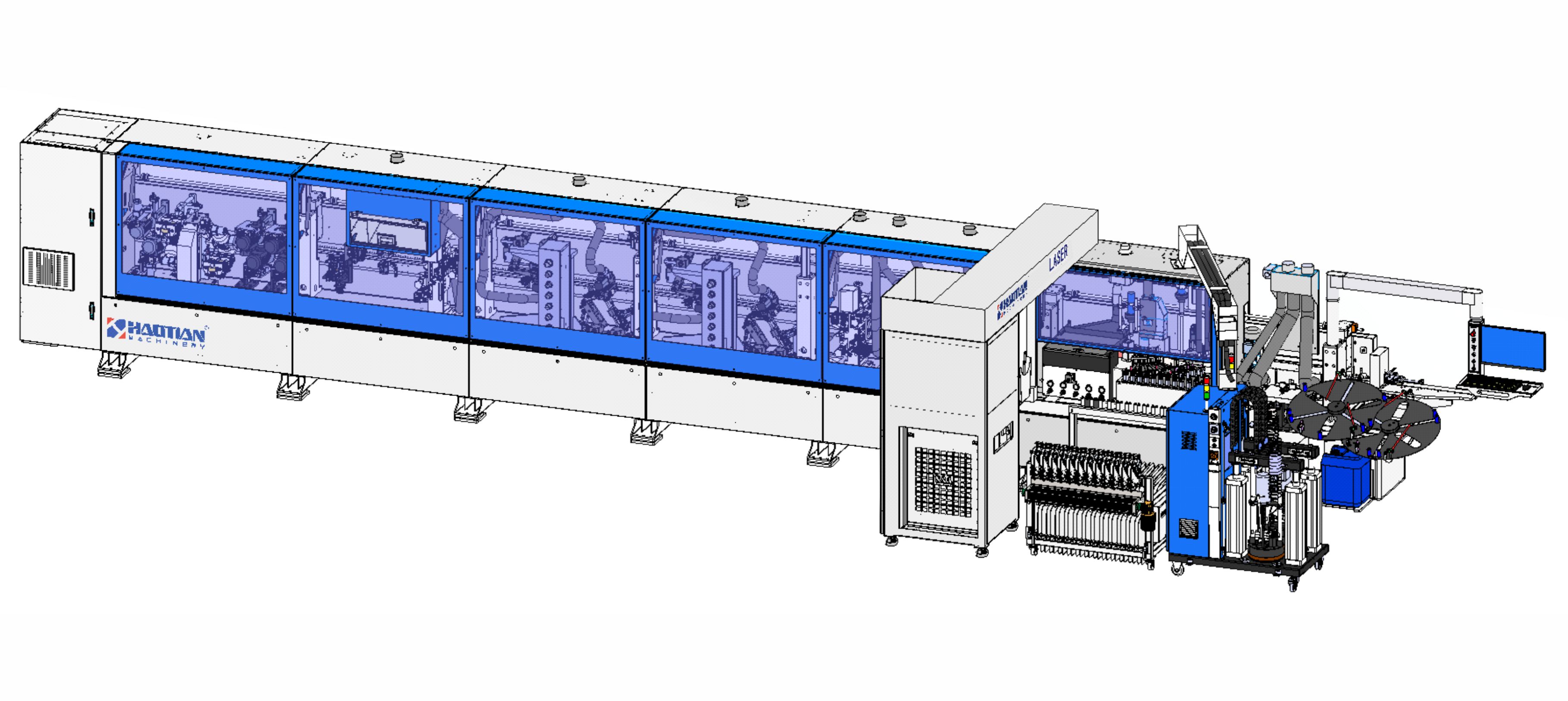ECO-258H/12/14+L PUR2 LASER-X(激光和伺服單軸雙膠多色PUR 板件及封邊帶厚度自動測量 伺服